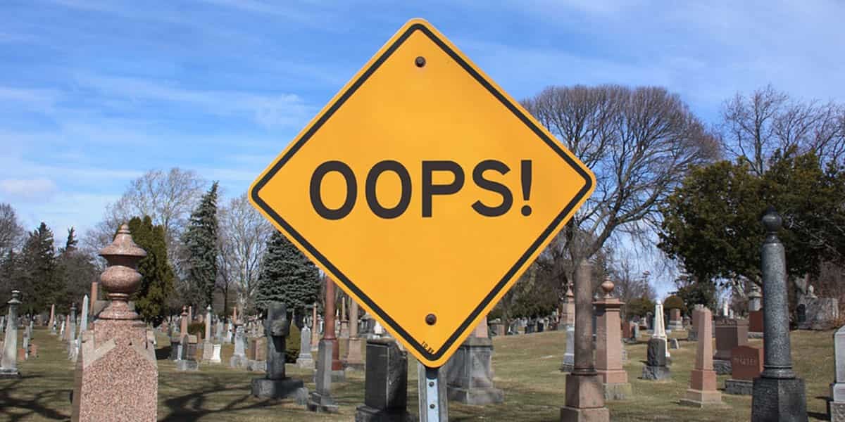 Oops Estate planning mistakes